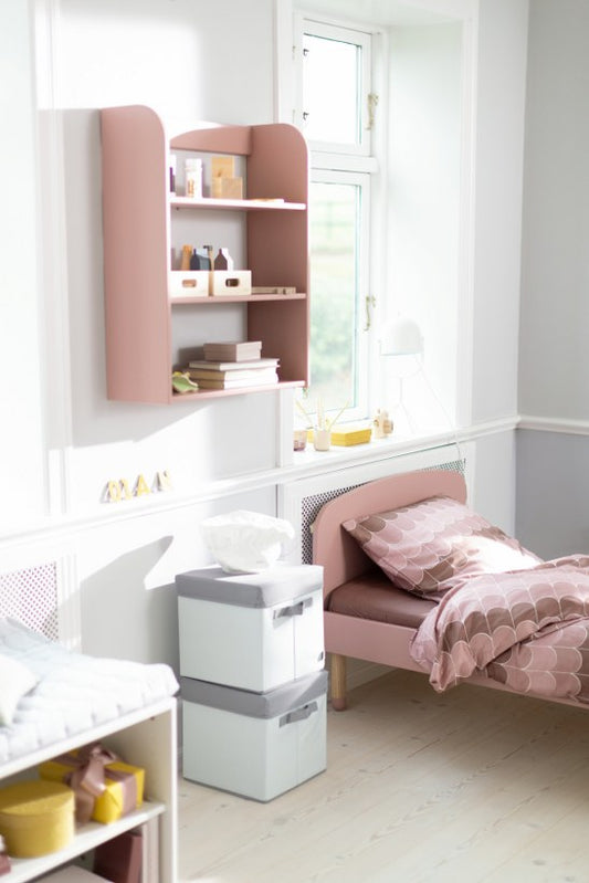 DOTS Mini Wall or Floor Shelf - Dark Gray