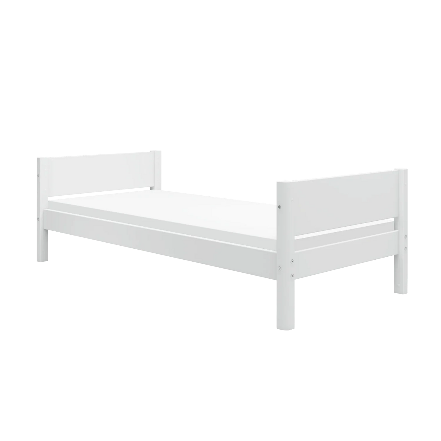 WHITE Single Bed