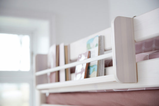 Hanging Display Bookshelf with Bar