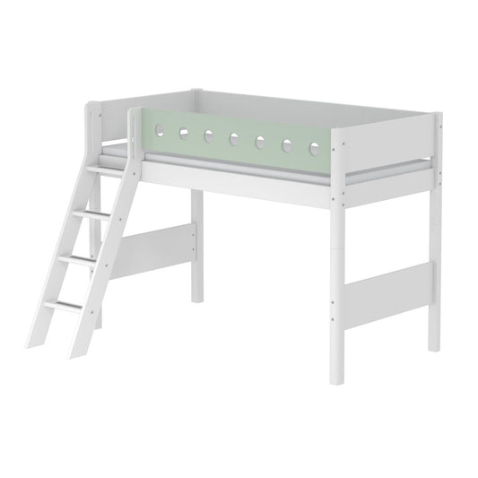 WHITE 3/4 Safety Rail Add-On ONLY - Mint