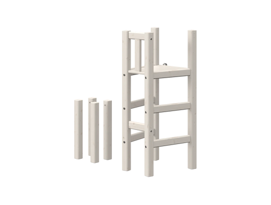Mid-High Platform with Integrated Ladder and Extension Legs