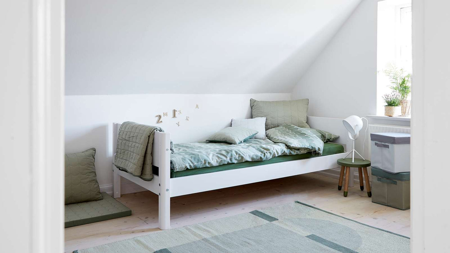 WHITE Single Bed
