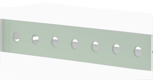 WHITE 3/4 Safety Rail Add-On ONLY - Mint